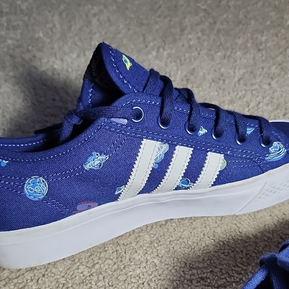 Adidas Nizza Dark Blue Sneakers with White Accents - Picture 8 of 10